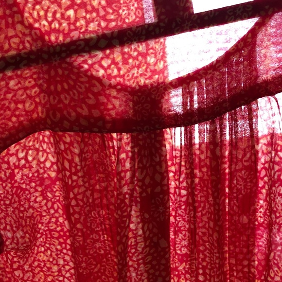 Casual Studio M Nordstrom Semi-Sheer Peasant - Picture 4 of 6